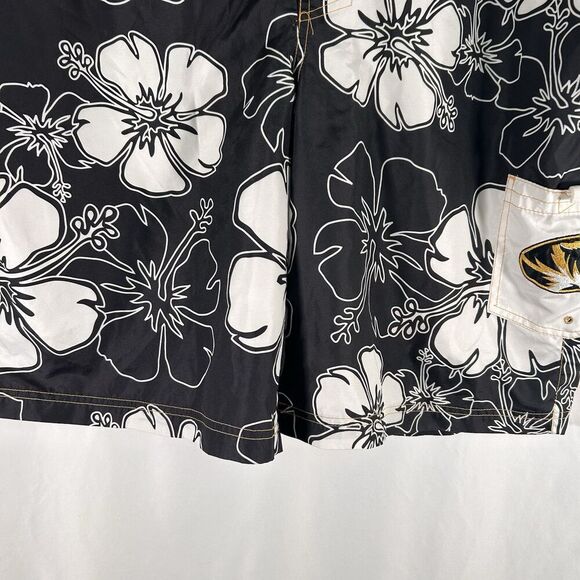Missouri Tigers Swim Trunks Men's XL Black Hawaiian Drawstring Pockets Lined - Picture 3 of 7